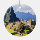 MACHU PICCHU - Peru - uitzicht Keramisch Ornament (Achterkant)
