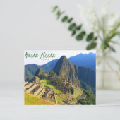 Machu Picchu, Peruaans Briefkaart (Staand voorkant)