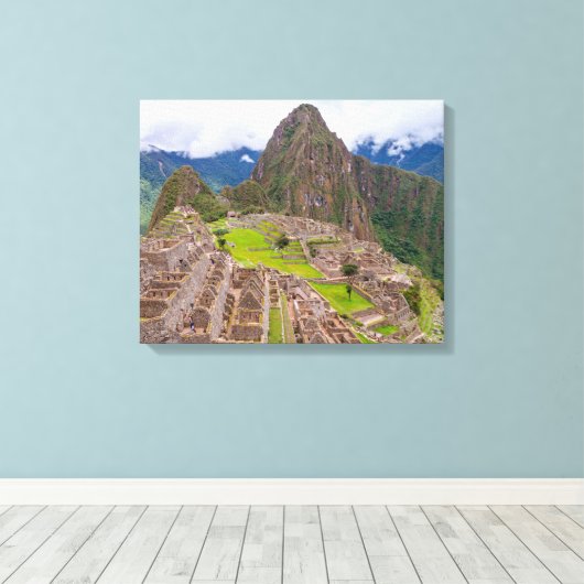 Machu Picchu photo Toile Imprimer (Insitu (Plancher de Bois))