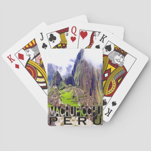 Machu Picchu Pokerkaarten (Achterkant)