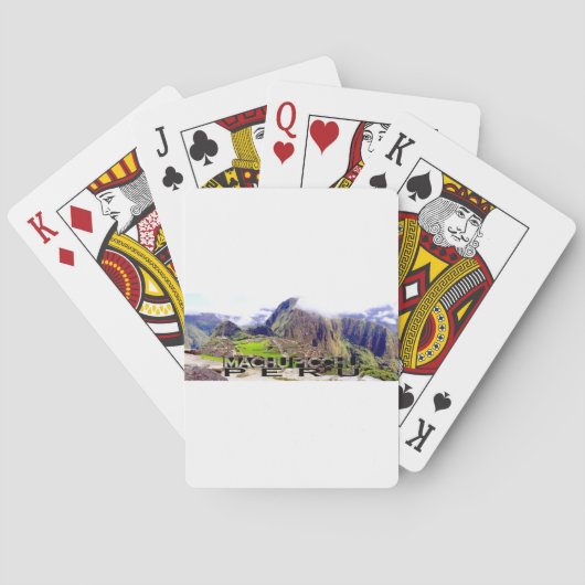 Machu Picchu Pokerkaarten (Achterkant)