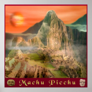 Machu Picchu-poster Poster