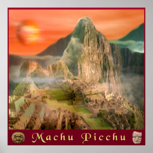 Machu Picchu-poster Poster (Voorkant)