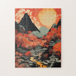 Machu Picchu Reizen Kunst  puzzel