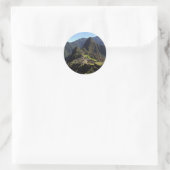 Machu-Picchu Ronde Sticker (Tas)
