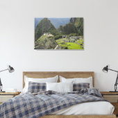 Machu Picchu, ruïnes of Inca city, Peru. 2 Canvas Afdruk (Insitu (Slaapkamer))