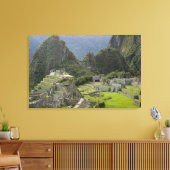 Machu Picchu, ruïnes of Inca city, Peru. 2 Canvas Afdruk (Insitu (Woonkamer))