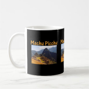 machu picchu ruïnes peru zonsopgang koffiemok