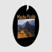 machu picchu ruïnes peru zonsopgang ornament (voorkant)