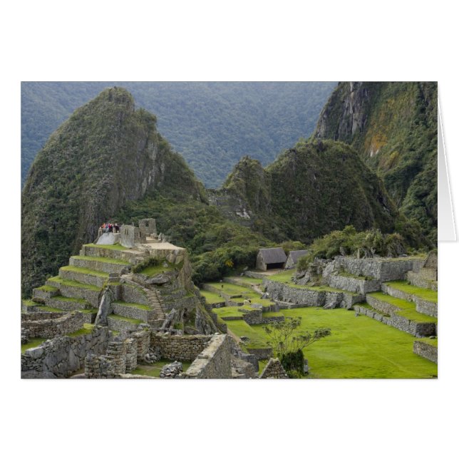 Machu Picchu, ruïnes van Inca-stad, Peru. 2 (Voorkant Horizontaal)
