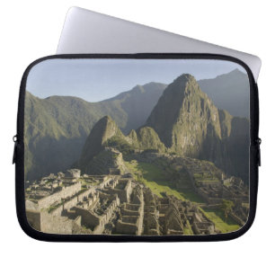 Machu Picchu, ruïnes van Inca-stad, Peru. Laptop Sleeve