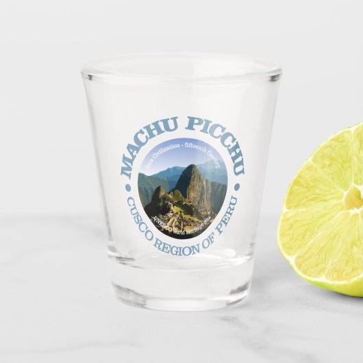 Machu Picchu Shot Glas (Voorkant)