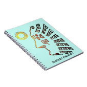 Machu_Picchu Silhouet Notitieboek (Rechterzijde)