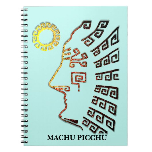Machu_Picchu Silhouet Notitieboek (Voorkant)