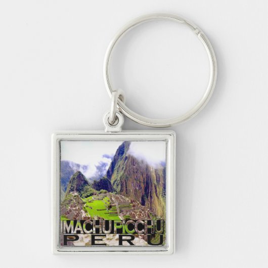 Machu Picchu Sleutelhanger (Voorkant)