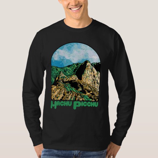 Machu Picchu Souvenir Peru Ruined city South Ameri T-shirt (Voorkant)