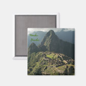 Machu Picchu Souvenir Réfrigérateur Magnet (Recto/Verso)