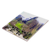 Machu Picchu Tegeltje (Zijkant)