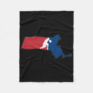 Machusetts Basketball (Verenigde Staten) Fleece Deken
