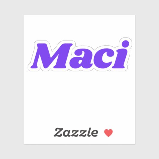 Maci Sticker (Vel)
