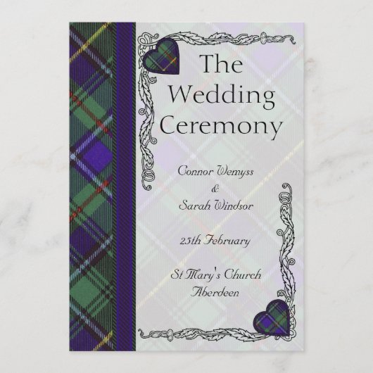 MacInnes Scottish Tartan Programma (Voorkant)