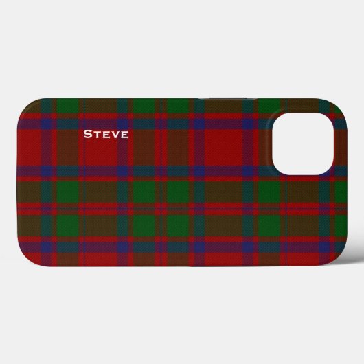 MacIntosh Clan Tartan Pset Case-Mate iPhone Case (Achterkant (horizontaal))