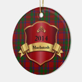 MacIntosh Tartan Aangepast ornament (Links)