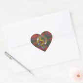 MacIntosh Tartan & Badge Hart Sticker (Envelop)