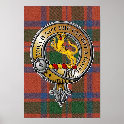 MacIntosh Tartan & Badge Poster (Voorkant)
