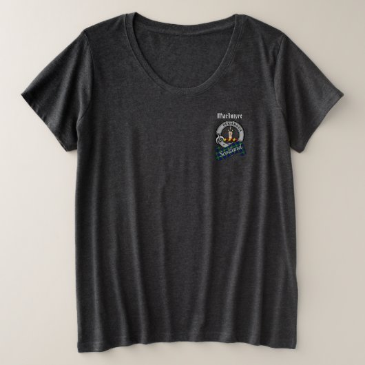 MacIntyre Clan Dameszak Pocket Grote Maat T-shirt (Design voorkant)