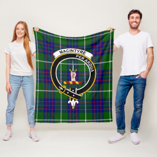 MacIntyre-clan Jacht Moderne Tartan Schotlandse Ru Fleece Deken