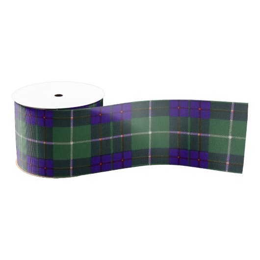 Macintyre clan Pset Scottish tartan Grosgrain Lint (Spoel)