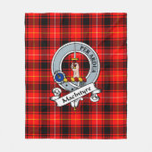 MacIntyre Modern Clan Badge Tartan Pset Fleece Deken (Voorkant)