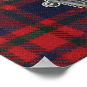 MacIntyre Tartan & Badge Poster (Hoek)