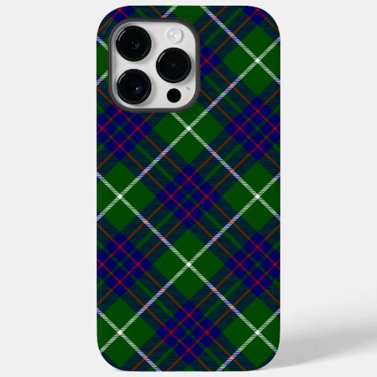 MacIntyre tartan green blue plaid Case-Mate iPhone Case (Achterkant)