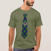 MacIntyre Tartan Necktie T-Shirt w/Badge (Devant)