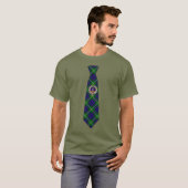 MacIntyre Tartan Necktie T-Shirt w/Badge (Devant entier)
