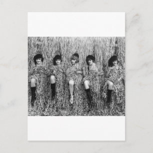 Mack Sennett Girls, 1918 Briefkaart
