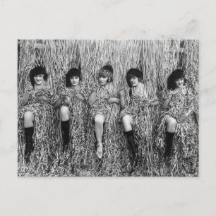 Mack Sennett Girls, 1918 Briefkaart