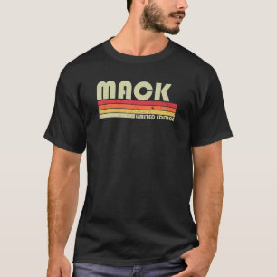 MACK Surname Funny Retro 80-90-jarige verjaardag T-shirt
