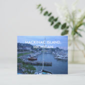 MACKAINC ISLAND, MICHIGAN POST CARTE (Debout devant)