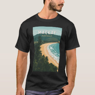 Mackay Australië Travel Art Vintage T-shirt