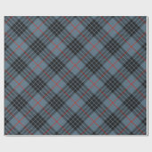 MacKay Blue Tartan Pset Scottish Pattern Cadeaupapier (Vlak)