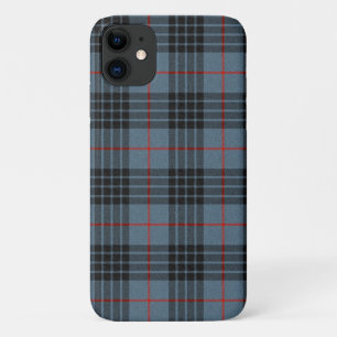 MacKay Blue Tartan Pset Scottish Pattern iPhone 11 Hoesje