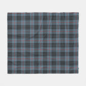MacKay Blue Tartan Pset Scottish Pattern Fleece Deken (Voorkant (Horizontaal))