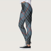 MacKay Blue Tartan Pset Scottish Pattern Leggings (Links)