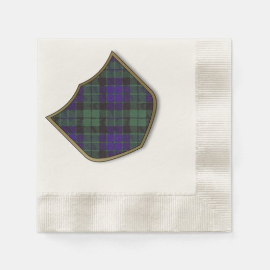 Mackay clan Plaid Schotse tartan Servetten (Voorkant)