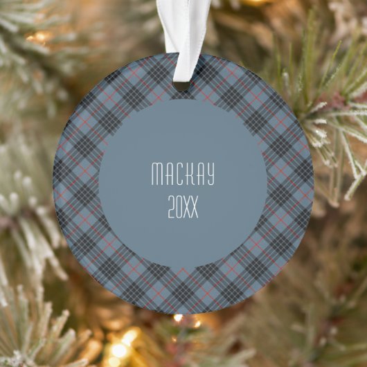MacKay Clan Tartan Scottish Plaid (Arbre)