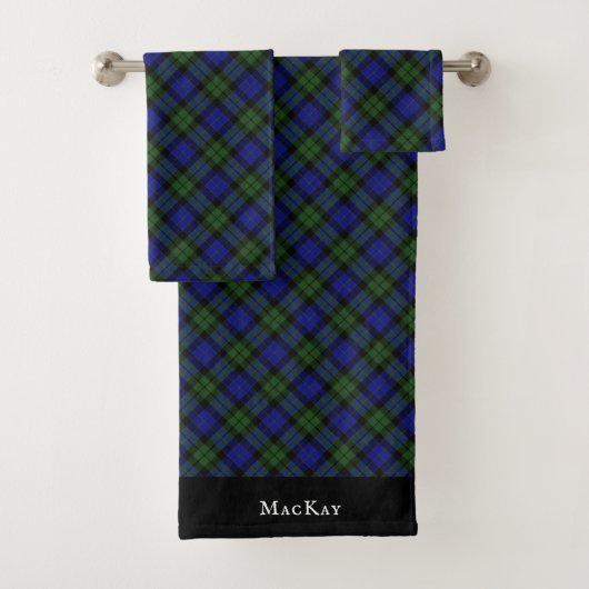 MacKay Green Scottish Clan Tartan Plaid (En situation)
