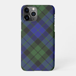 MacKay Green Scottish Clan Tartan Pset iPhone 11Pro Hoesje